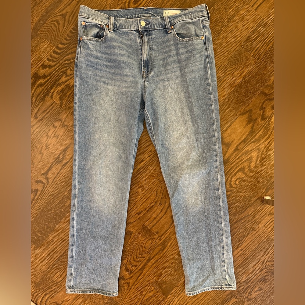 GAP 90’s Straight High Rise Blue Jeans